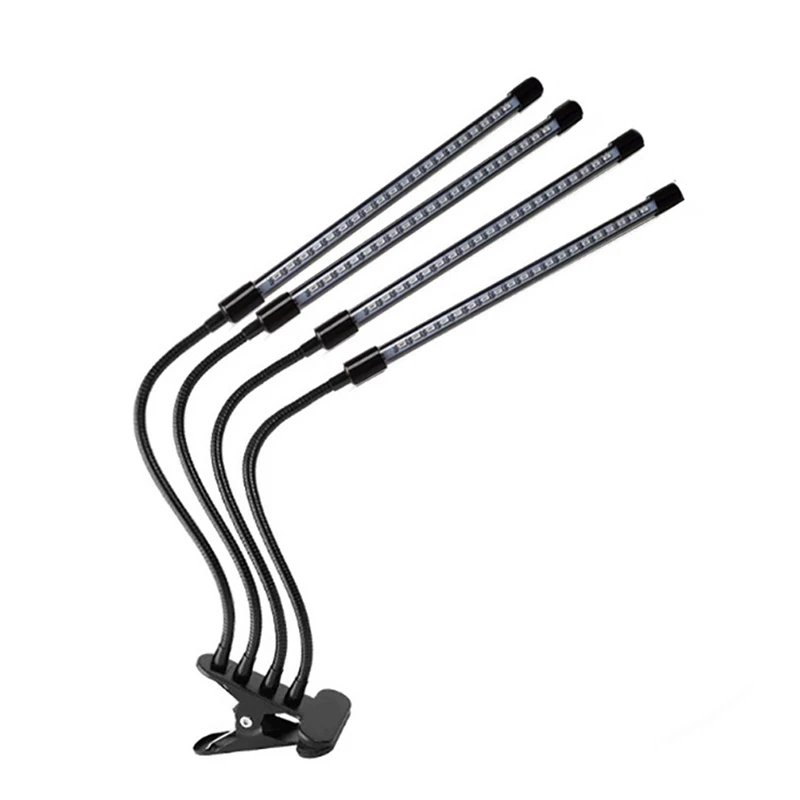 

LED Plant Light, Full Spectrum Four Tube Plant Grow Lamp 360 degree Adjustable, for Indoor Plants, Seedlings, Succulents