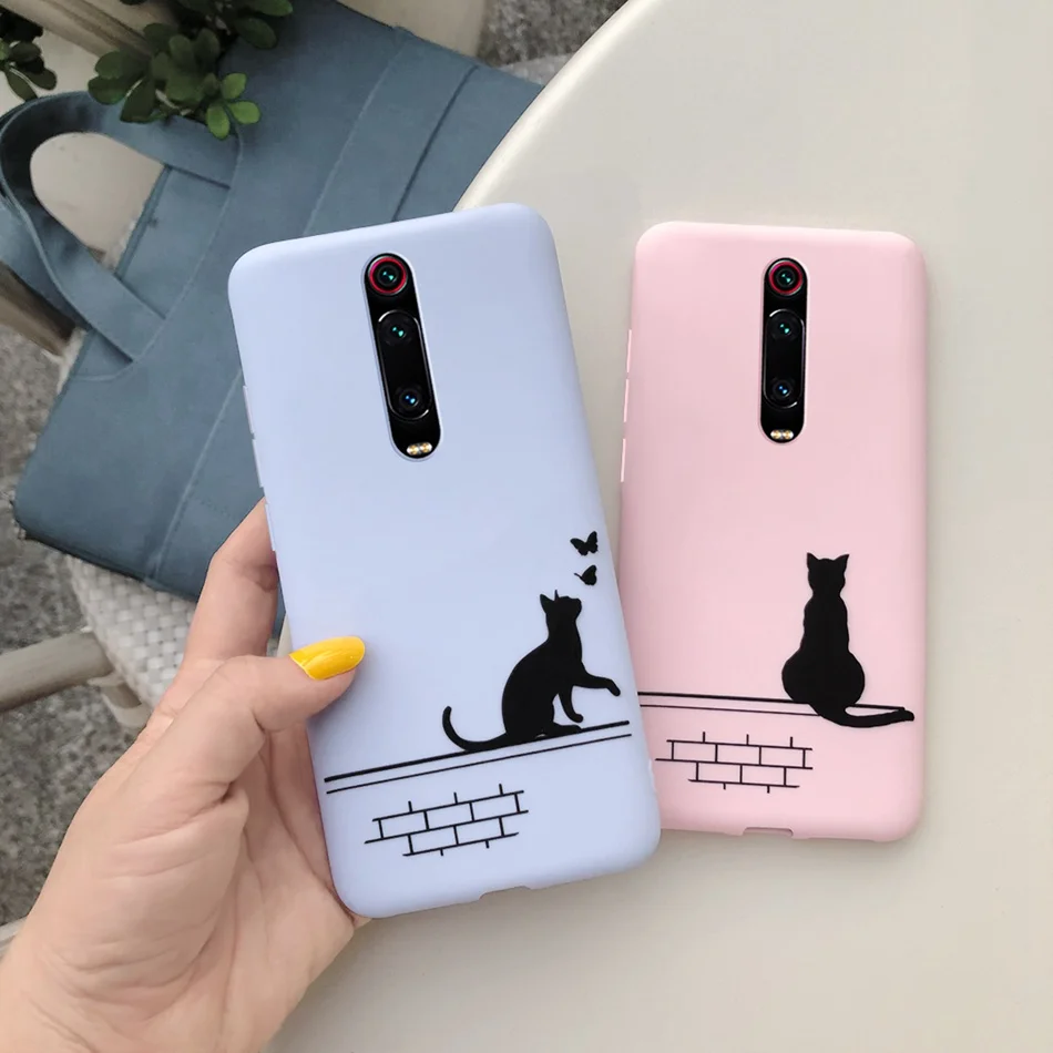 Фото Чехол для Xiaomi Mi 9 T, 9 T Pro, матовый Мягкий силиконовый чехол карамельного цвета, чехол для Xiaomi Redmi K20 K, 20 Pro, Mi9T №4