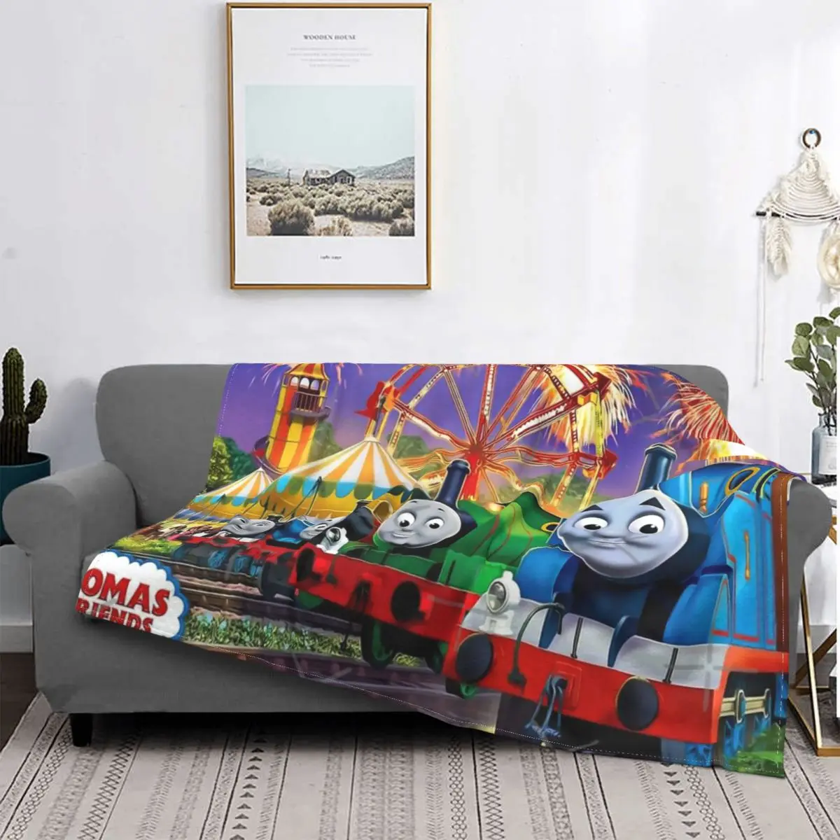 Одеяло Приключения Thomas And Friends покрывало для кровати плед в клетку пляжное и
