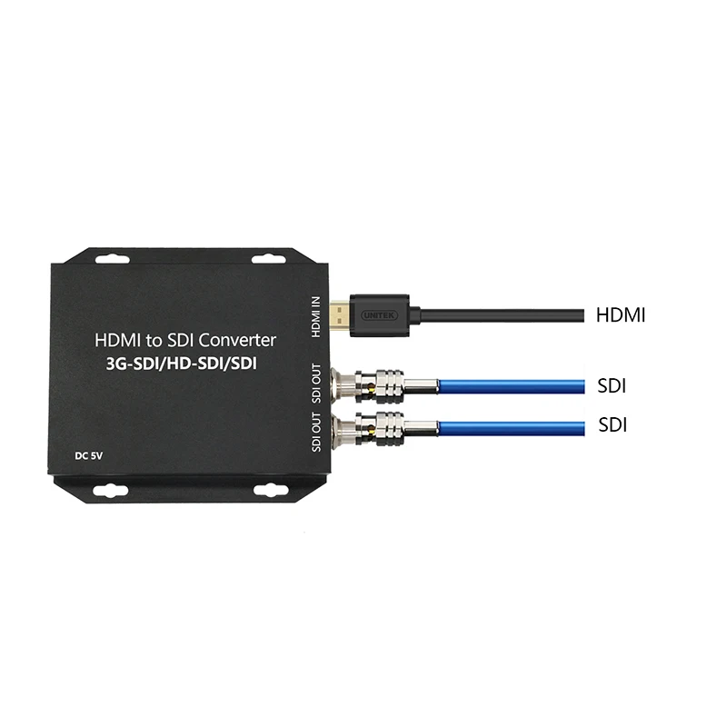 1080P HDMI to 3G/HD/SD-SDI Video Converter 2 channels SDI output