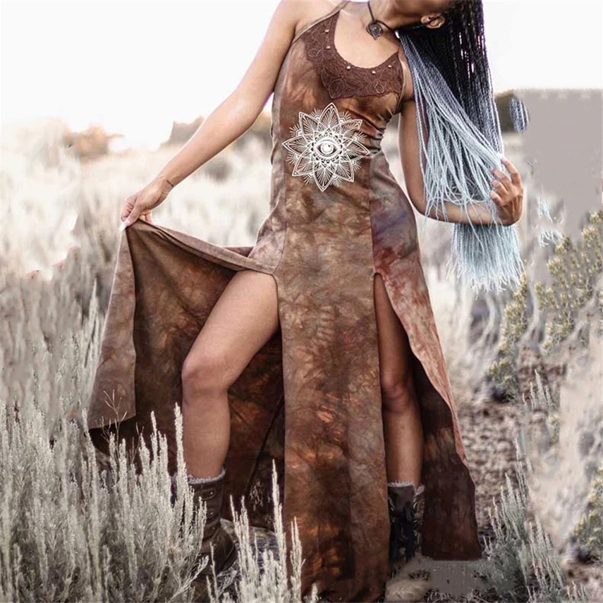 Винтажная Женская одежда для косплея в средневековом стиле с принтом женщин