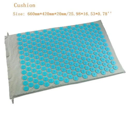 Massager Cushions Acupressure Relieve Back Pain Spike Mat Massage Yoga Mats Yoga Mat with Pillow Needle Massager - Цвет: B Cushion