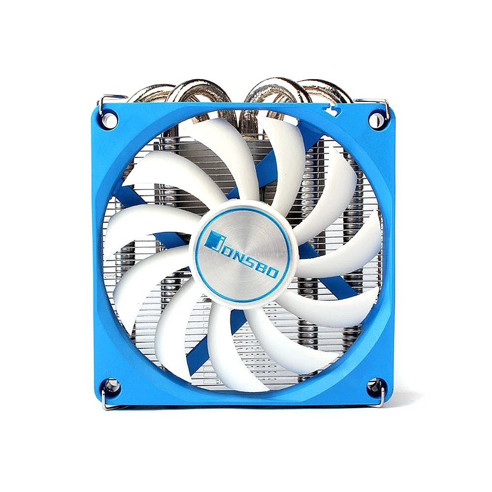 Кулер для процессора HTPC ITX ультратонкий бесшумный кулер ЦП 4 тепловых трубы