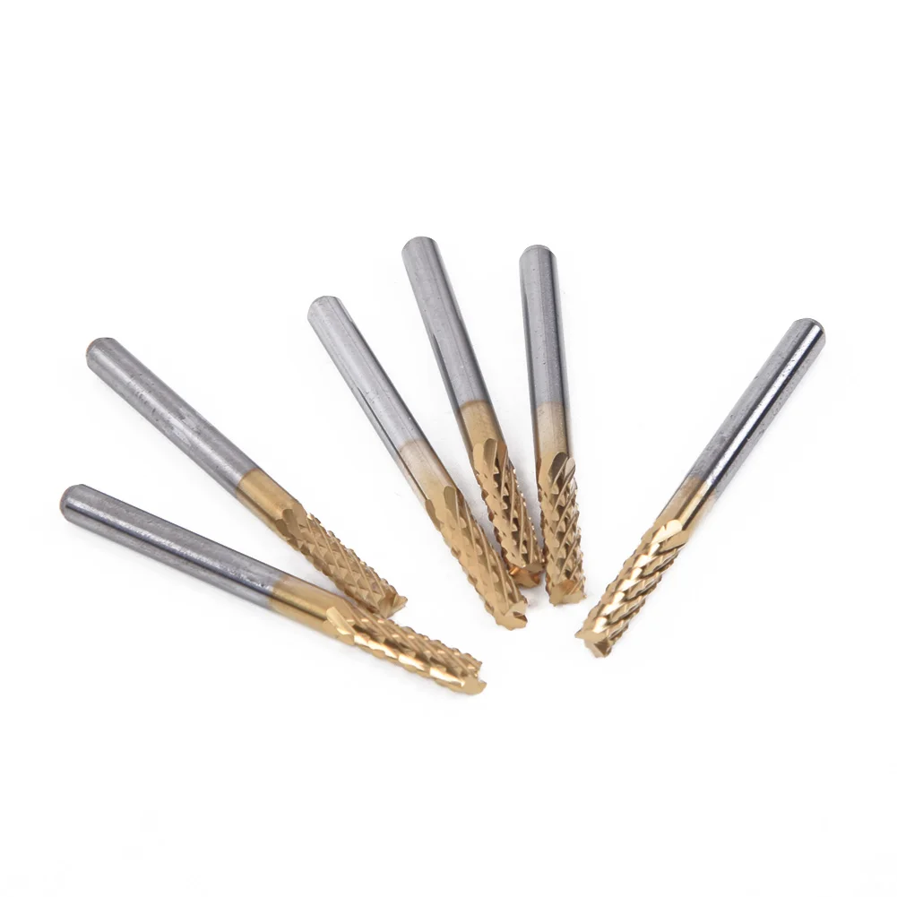 10 шт. 3 175 мм твердосплавная Концевая фреза хвостовик с титановым покрытием ЧПУ PCB