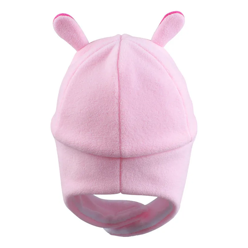 Cartoon Baby Polar Fleece Hat Glove Set Toddler Boy Girl Shark Molding Cap Infant Warm Earflap Polyester Elastic Super Soft | Детская