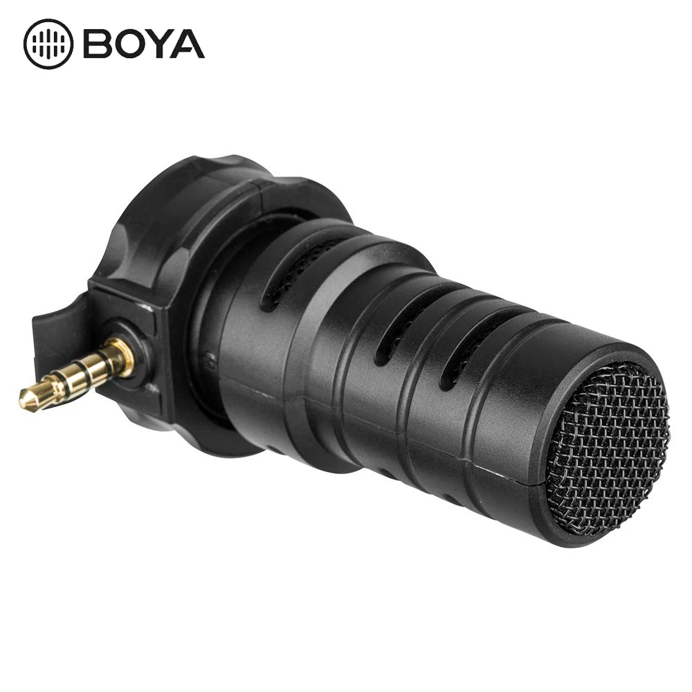 BOYA BY-A7H TRRS кардиоидный мини-пистолет форма направленного микрофона для