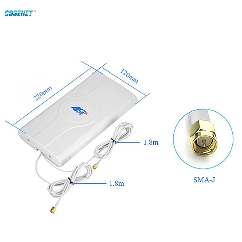 4G LTE Antenna SMA-J  Interface for Indoor Router Antenna High Gain 5dBi CDSENET Z142-W4GSG