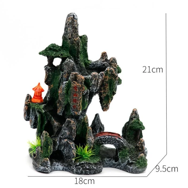 

Aquarium Decoration Accessories Fish Tank Landscaping Large Rockery Mountains Ornaments Fish Shelter Aquascape Landscape Decor