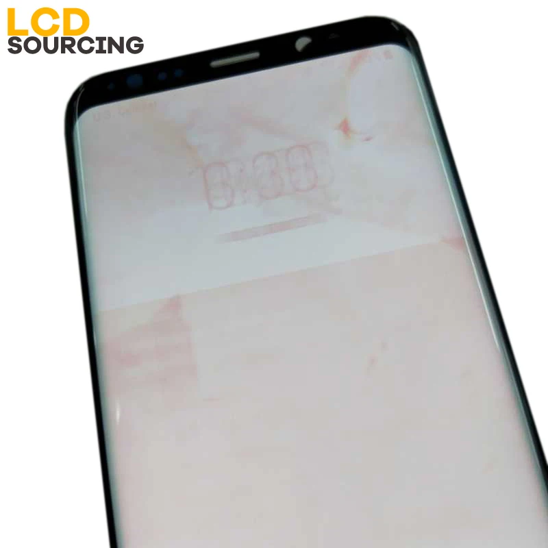 AMOLED BIGGER BIG RED BURN SHADOW For Samsung S8 G950 LCD Display Touch Screen Digitizer Assembly PLUS G955 G955F Replace | Мобильные