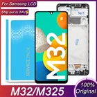 ЖК-дисплей 6,4 дюйма Super AMOLED для Samsung M32 4G M325, сенсорный экран с дигитайзером для Samsung Galaxy M325 M325F M325FDS, ЖК-дисплей в сборе
