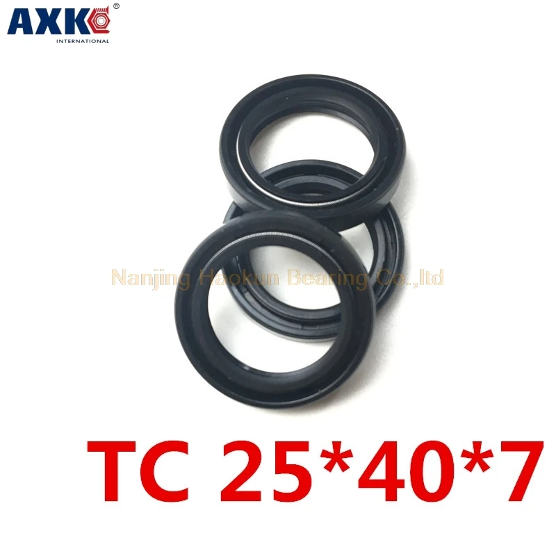 10 шт. AXK 25x40x7 TC25X40X7 NBR каркасный масляный уплотнитель 25*40*7 высококачественное