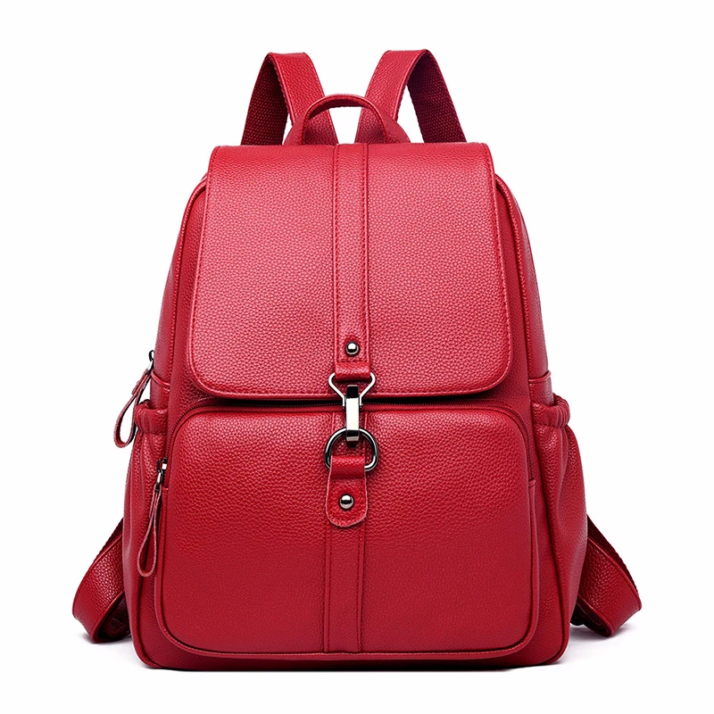 Женские кожаные рюкзаки высокое качество 2019 дорожная сумка через плечо школьные