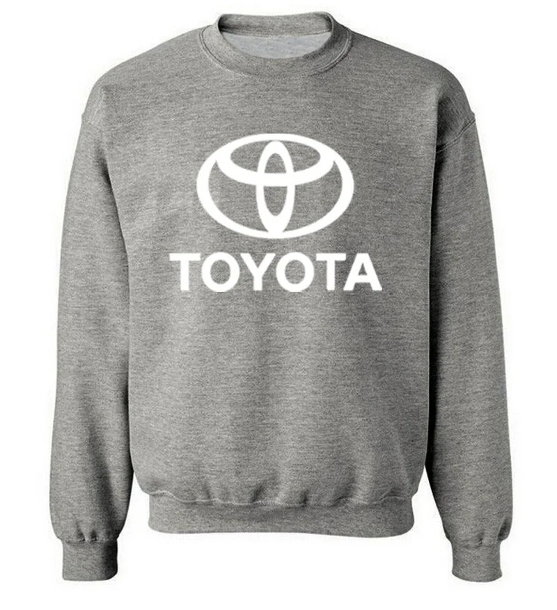 

New Fashion Cotton Men Hoodies Toyota Car Logo Print Fleece O-Neck pullover Sweatshirts HipHop Harajuku Streetwear Men Clothing