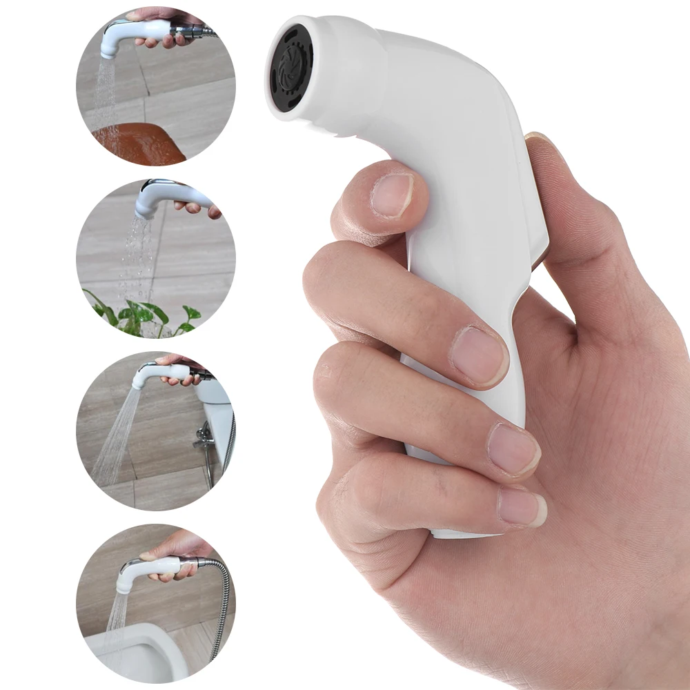 1 шт. полезный ручной распылитель для унитаза биде хромированный абс смеситель