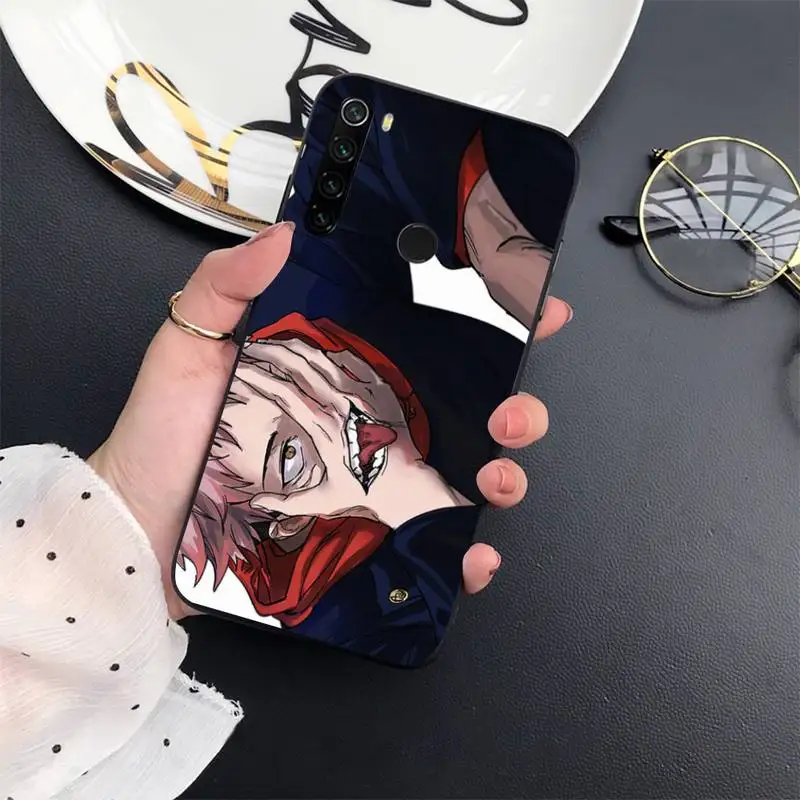 

Jujutsu Kaisen Anime Gojo Satoru Phone Case For Xiaomi Redmi 7 8 9t a3Pro 9se k20 mi8 max3 lite 9 note 9s 10 pro