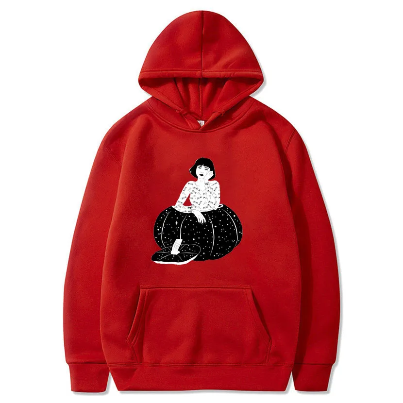 

Hoodie Halloween Lantern Ghost Pumpkin Shirt Face Winter Clothes Women Gothic Sweatshirt Long Sleeves Hoodies Худи Sudaderas