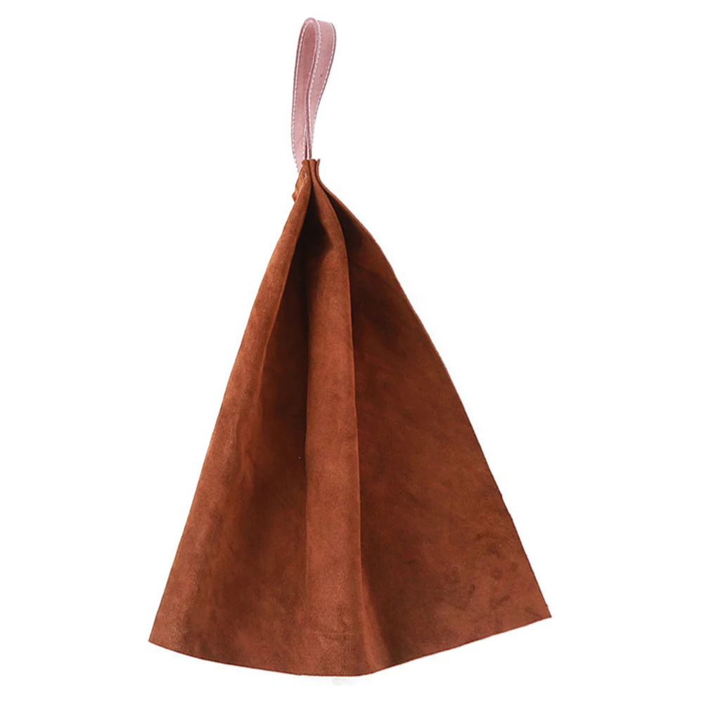 

Leather Puppy Dog Bite Rag Tug Toys with Handle for Puppy Police Dog Training Bite FBS889