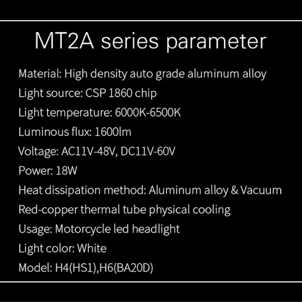 1 шт. Антибликовая Светодиодная лампа для мотоциклетных фар 12 В 6500 К| |