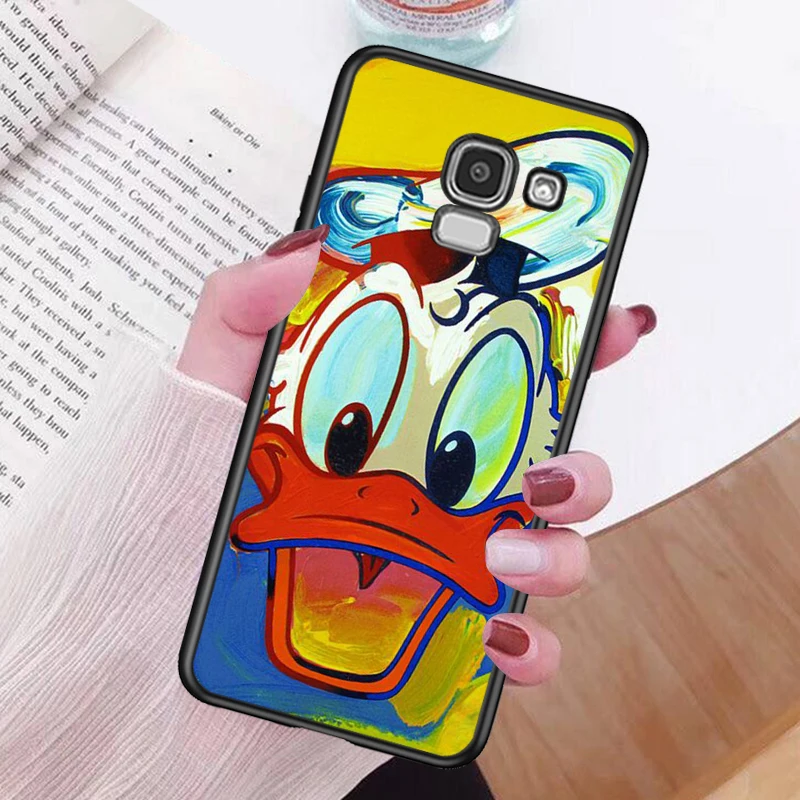 

Disney Donald Duck Cartoon for Samsung Galaxy j8 j7 j6 j5 j4 j3 j2 Duo Prime Core Plus 2018 2017 Black Phone Case