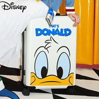disney donald duck cartoon cute luggage password box fashion trolley case boarding case universal wheel