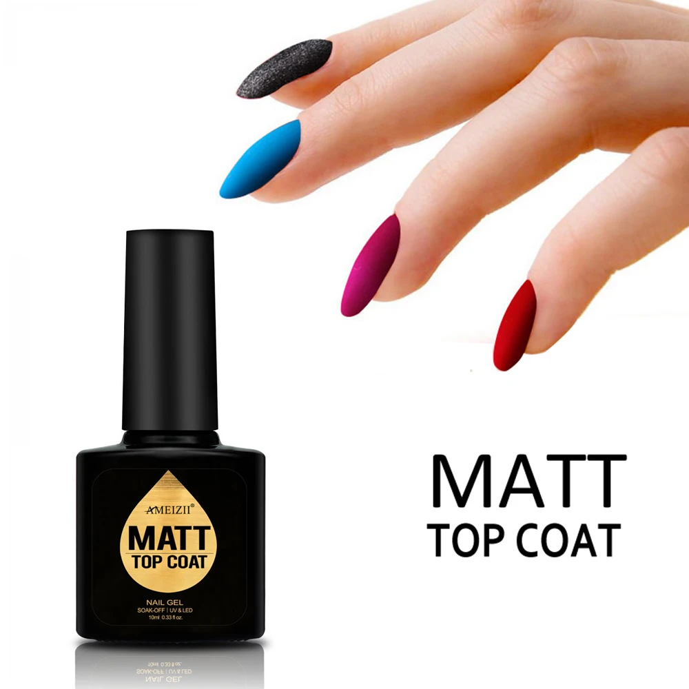 УФ-гель для дизайна ногтей Матовый верхний слой гель удача Гель-лак легкая чистка