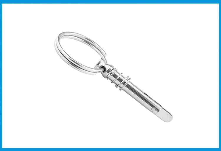 6.3*42mm BSET MATEL Marine Grade 1/4 inch Quick Release Pin with Ring for Boat Bimini Top Deck Hinge hardware Stainless | Спорт и