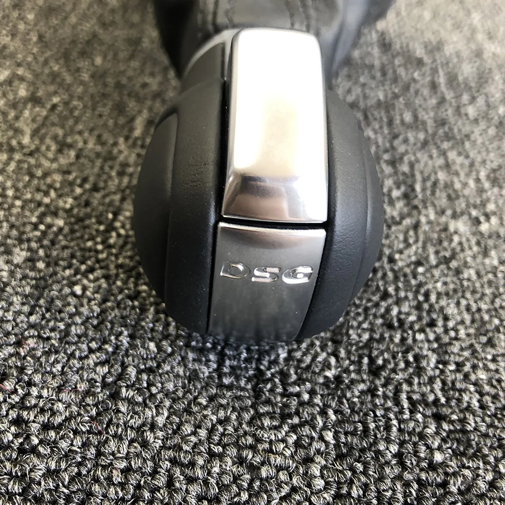 Рукоятка для рычага переключения передач DSG AT Black Leather Volkswagen VW Golf MK6 MK7 R GTI 2014 Passat B7 B8