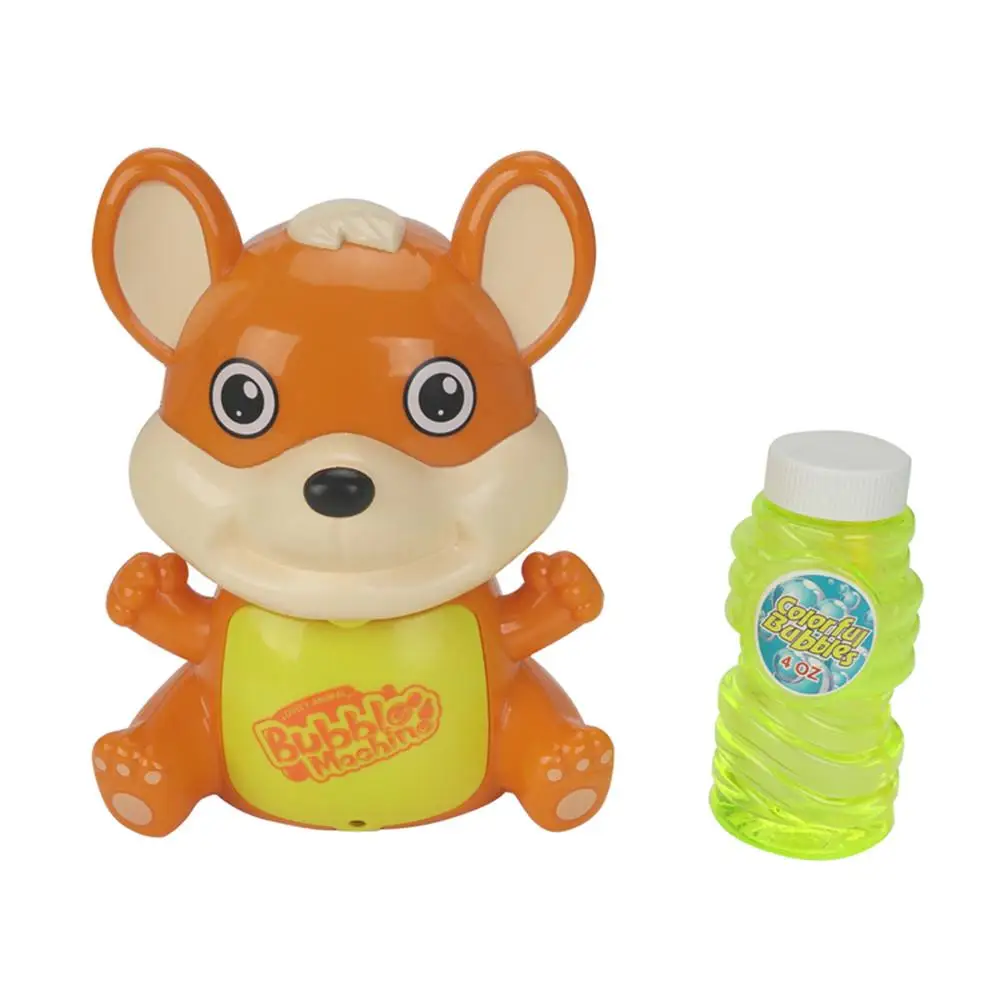 Детская мультяшная электрическая машина для мыльных пузырей в виде динозавра