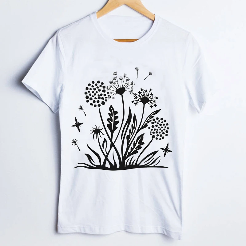 

Tees for Women Print Cartoon Peace Life Vacation Short Sleeve 90s Ladies Clothes Lady Tops Clothing Female T Shirt T-Shirt