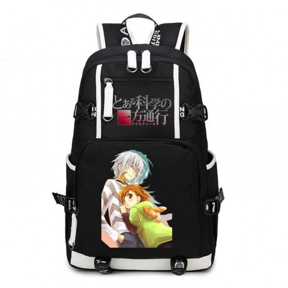 

Унисекс аниме мультфильм определенный волшебный индекс Misaka Mikoto уличный дорожный рюкзак повседневный школьный рюкзак студенческие рюкзаки
