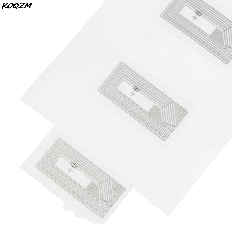 10 шт. NFC чип Ntag213 наклейка влажная инкрустация 2*1 см 13 56 МГц RFID NTAG 213 ярлык