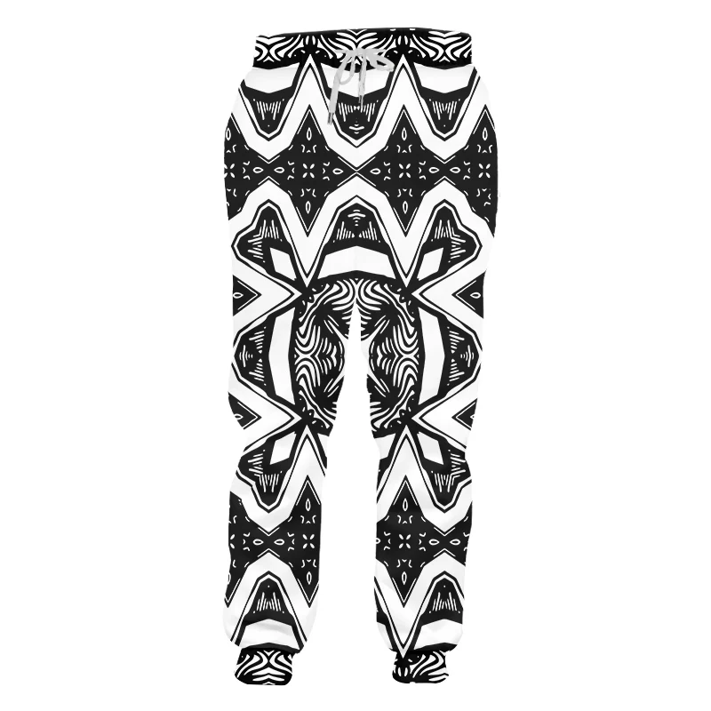 

Ethnic Totem Flower Men Joggers Sweatpant 3D Print Trouser Elastic Waist Pants Men Casual Hip Hop Streetwear Harem Trousers Man