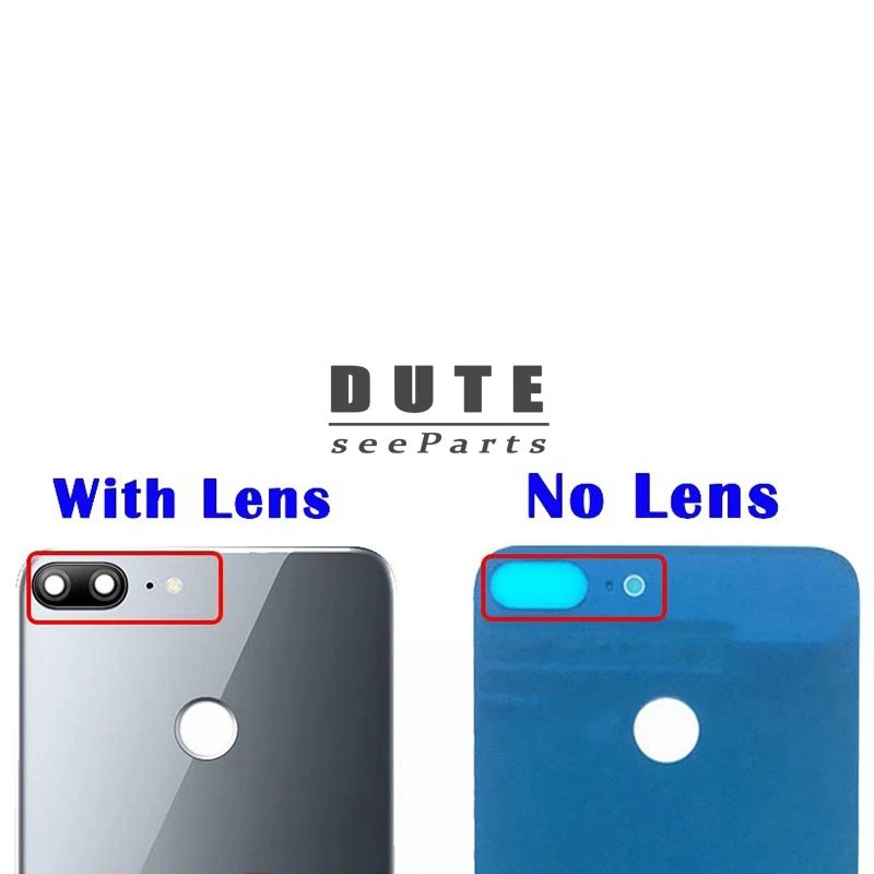 Оригинальная Крышка батарейного отсека для Huawei Honor 9 задняя крышка корпуса Lite