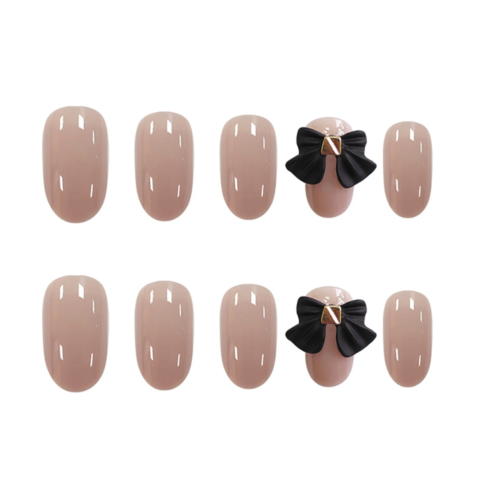 24 шт. накладные ногти с розовыми бабочками | Красота и здоровье