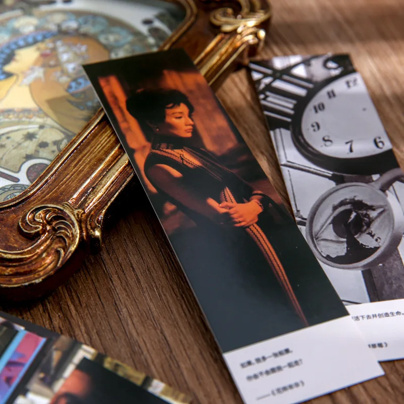 

New 4 Style Warm Series Ins Style Creative Hand Book Bookmarks DIY Basic Decoration Materials Office Supplies Studentss