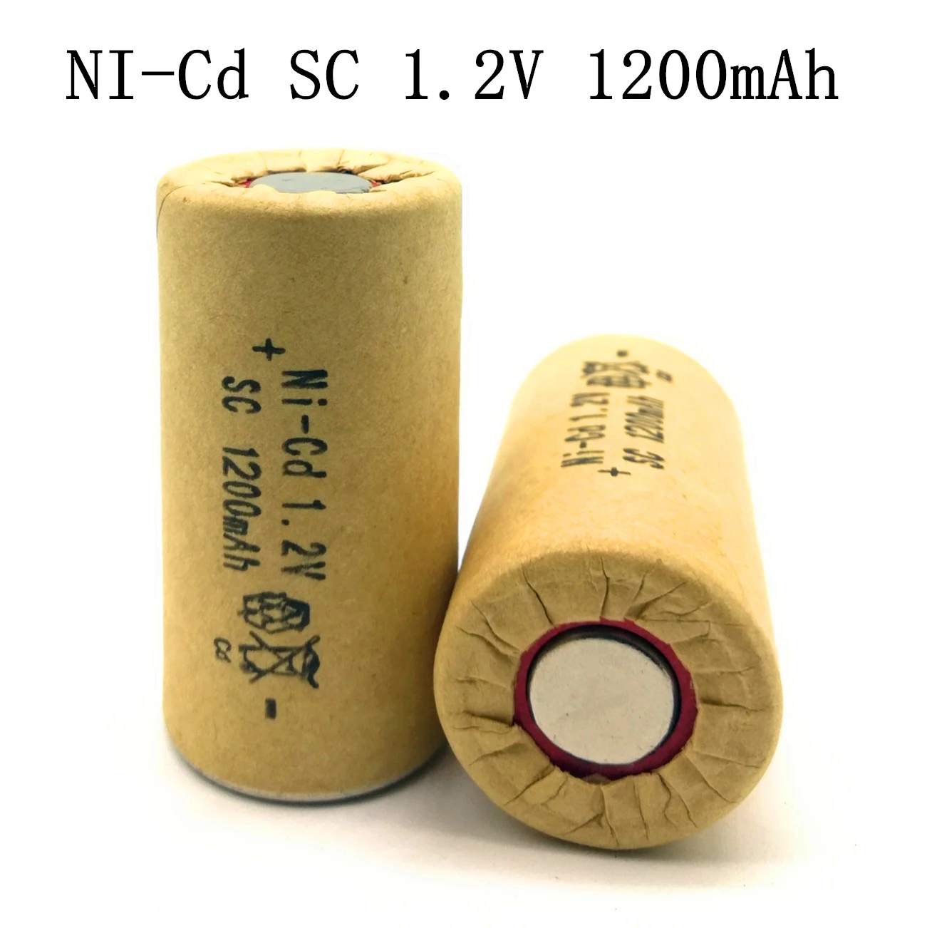 12 шт./лот Высококачественная перезаряжаемая батарея SC NI-Cd 1 2 в 1200 мАч без
