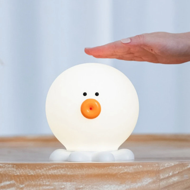 

Silicone ABS Press Octopus LED Night Light for Children 7 Colors Changing LED Bedroom Lamp Breast-Feeding LED Night Lamp