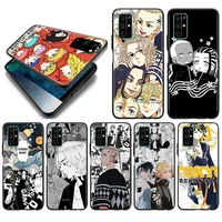 soft tpu cover tokyo avengers anime for honor 20s 20e 20 v20 v30 30i 30s 30 50 se pro 5g plus lite black phone case