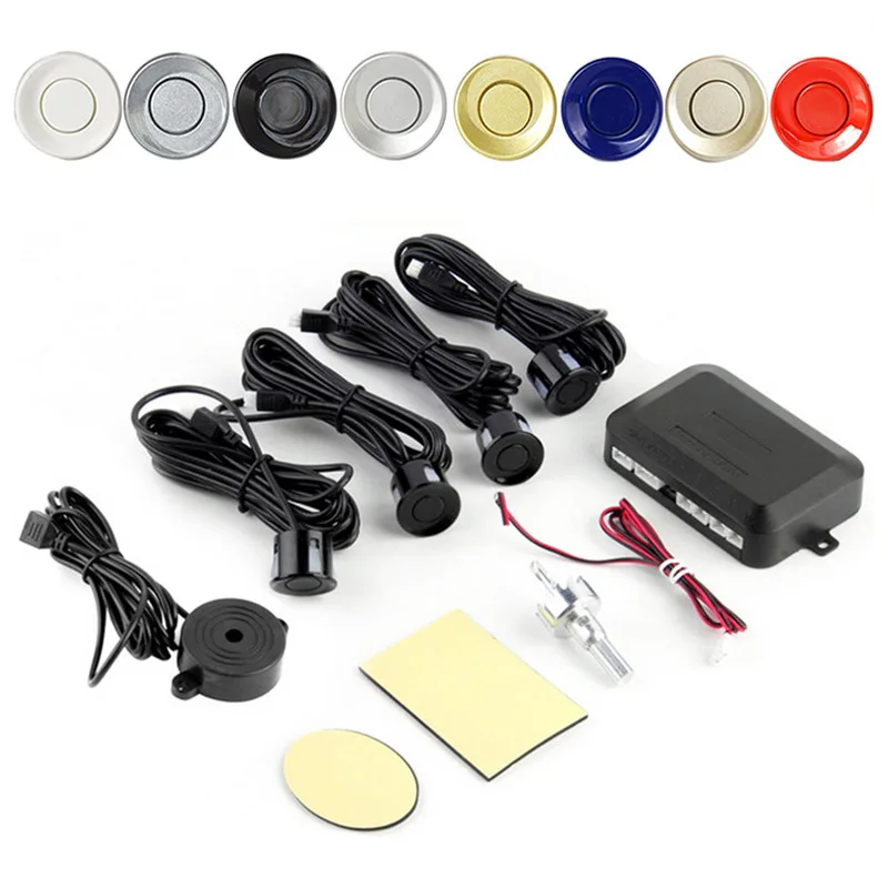 Комплект автомобильных датчиков парковки Индикатор зонд 4 датчика s монитор Авто