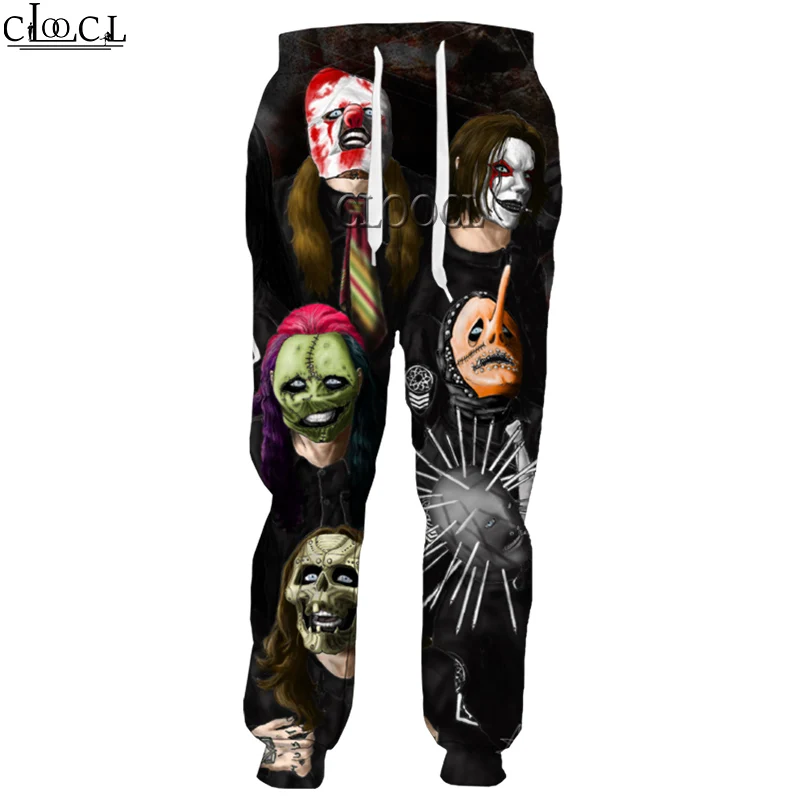 

CLOOCL Newest Metal Rock Band Slipknot 3D Print Men Unisex Fashion Hip Hop Trousers Autumn Sweatpants Drop Shipping