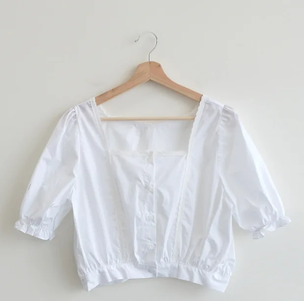 

New spring Vintage white Shirt female Oversize Tops Women short sleeve Girls Blouse Summer Plus Size Women Blouses femme Blusas