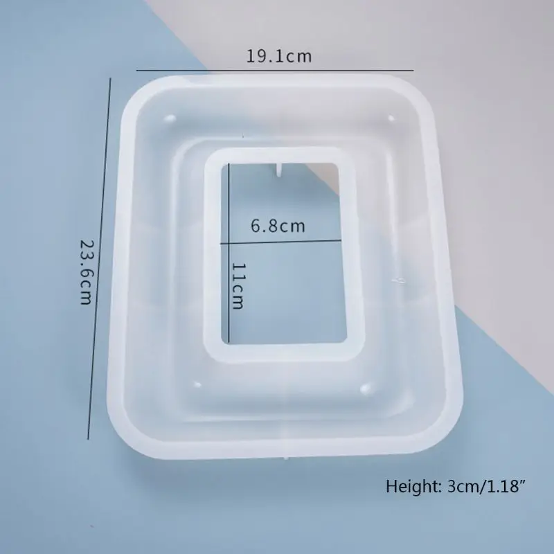 

Resin Crystal Epoxy Frame Mold Decoration Casting Silicone Mould DIY Crafts Jewelry Making Tools