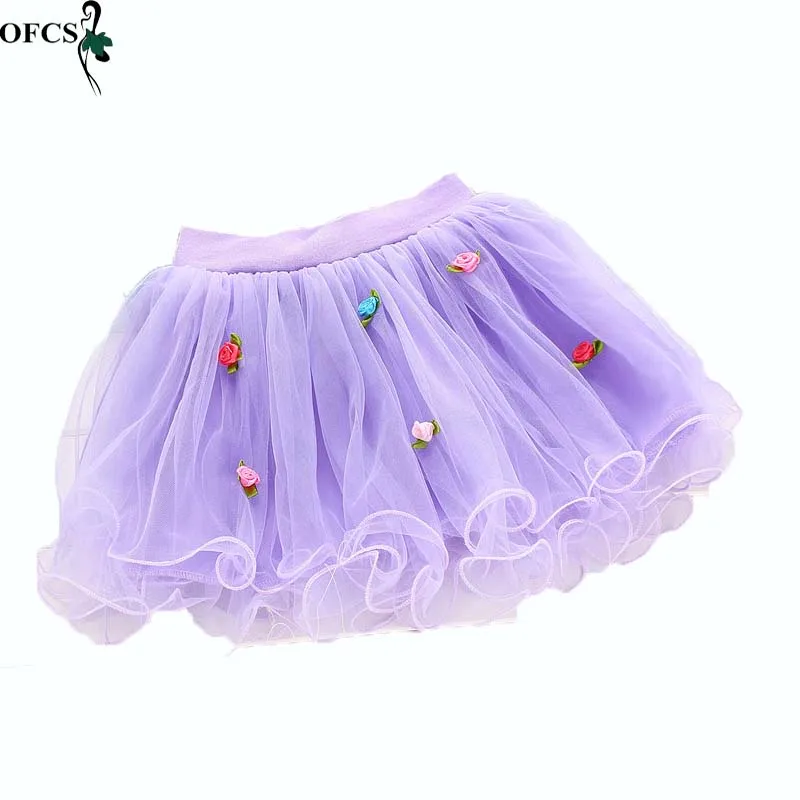 Детская танцевальная юбка для девочек фатиновая малышей детская принцессы