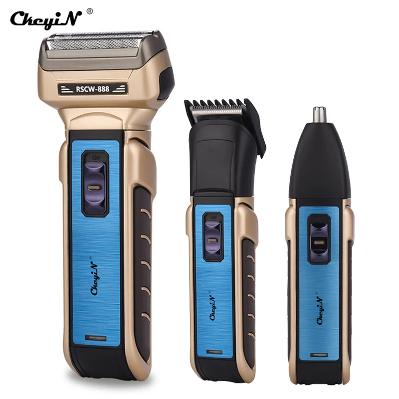 3 в 1 Мужская Беспроводная Бритва для бороды и ушей | Бытовая техника