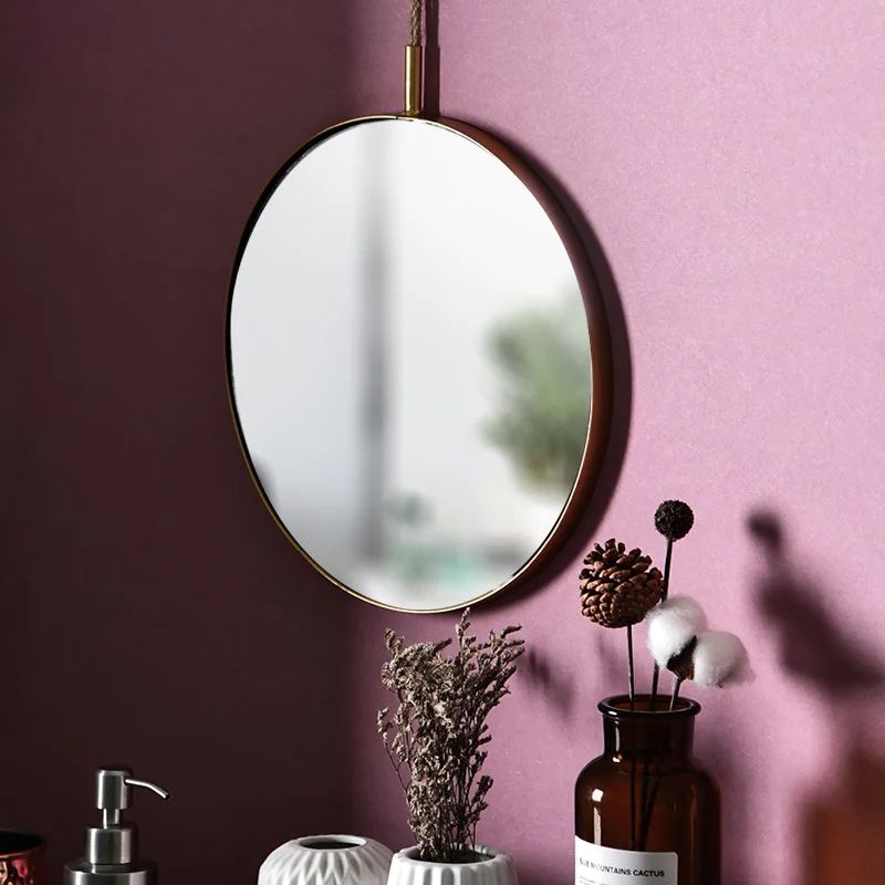 Креативное Кованое железо с прозрачной зеркальной поверхностью подвесное