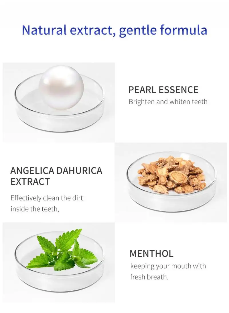 Новый порошок для отбеливания зубов инструменты зубной пасты глубокой чистки