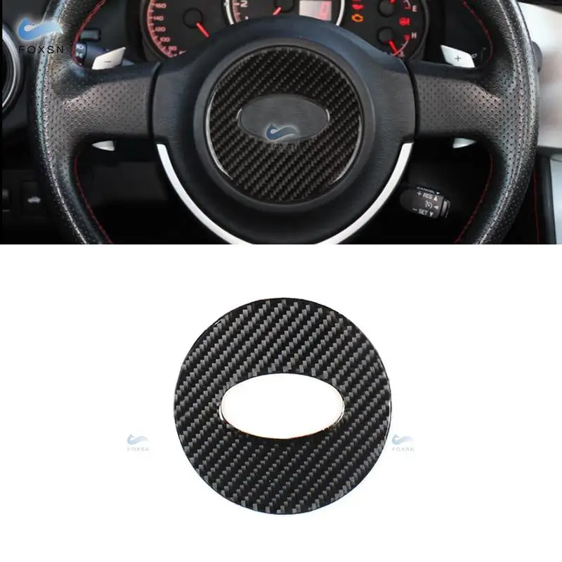 

For Subaru BRZ 2013 2014 2015 2016 2017 Carbon Fiber Steering Wheel Frame Mouldings Cover Trim