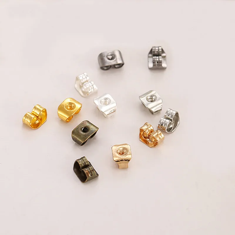 

500PCS Earrings Set Finfing Earring Back Stopper Stud Butterfly Earring Plugs Components Brincos Jewelry Making Parts Accessorie