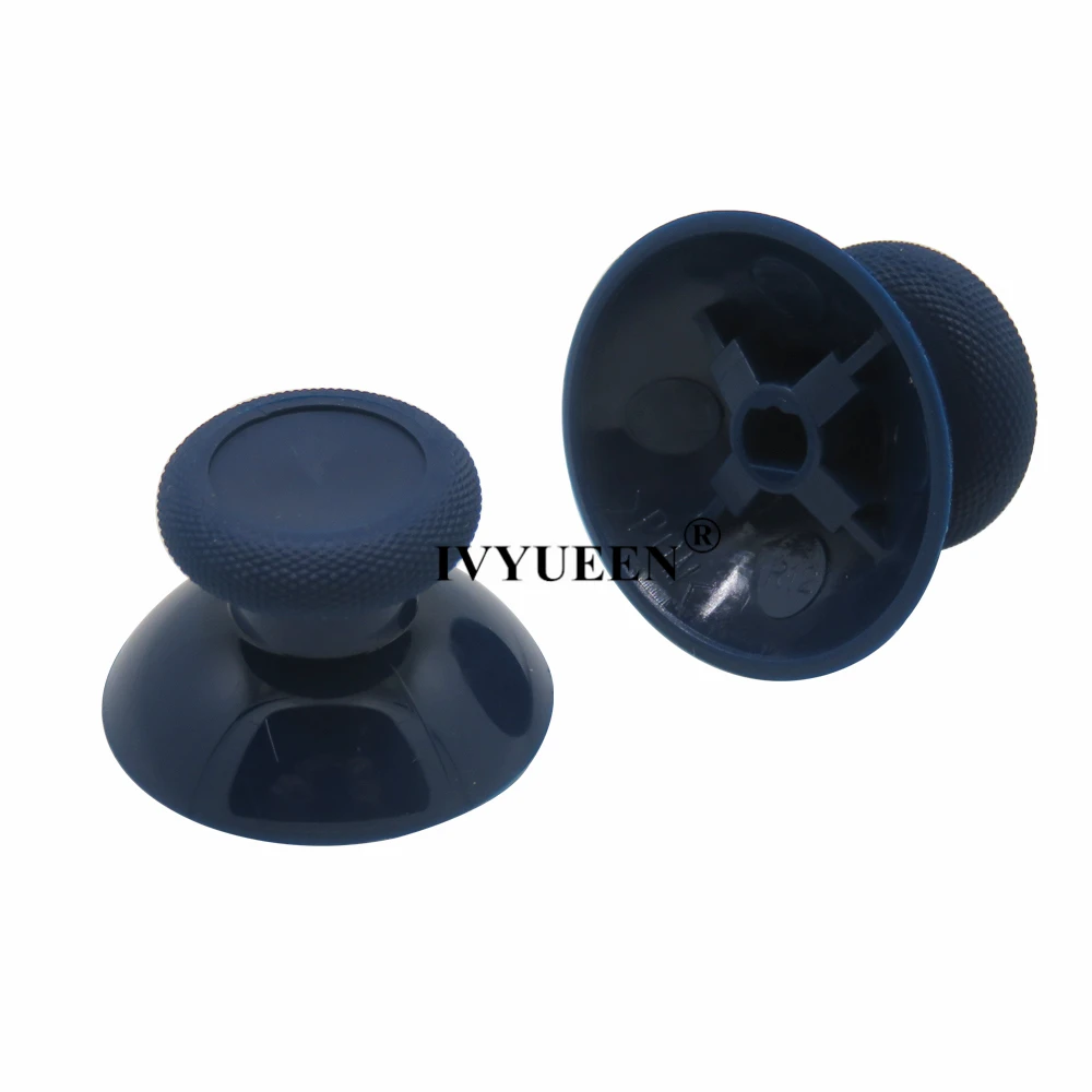 Dark Blue IVYUEEN 2 шт. для microsoft XBox One X S контроллер 3d аналоговый большой палец палки с захватом джойстик колпачок синий красный ThumbSticks - Цвет: Dark Blue