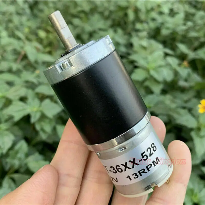 JT 36XX 528 36 мм полностью металлический планетарный мотор редуктор ed 12V13RPM медленная